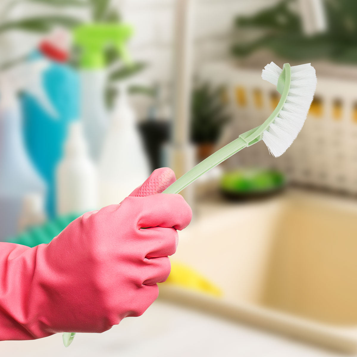 Cepillo Multiusos de Doble Cara, Color Verde