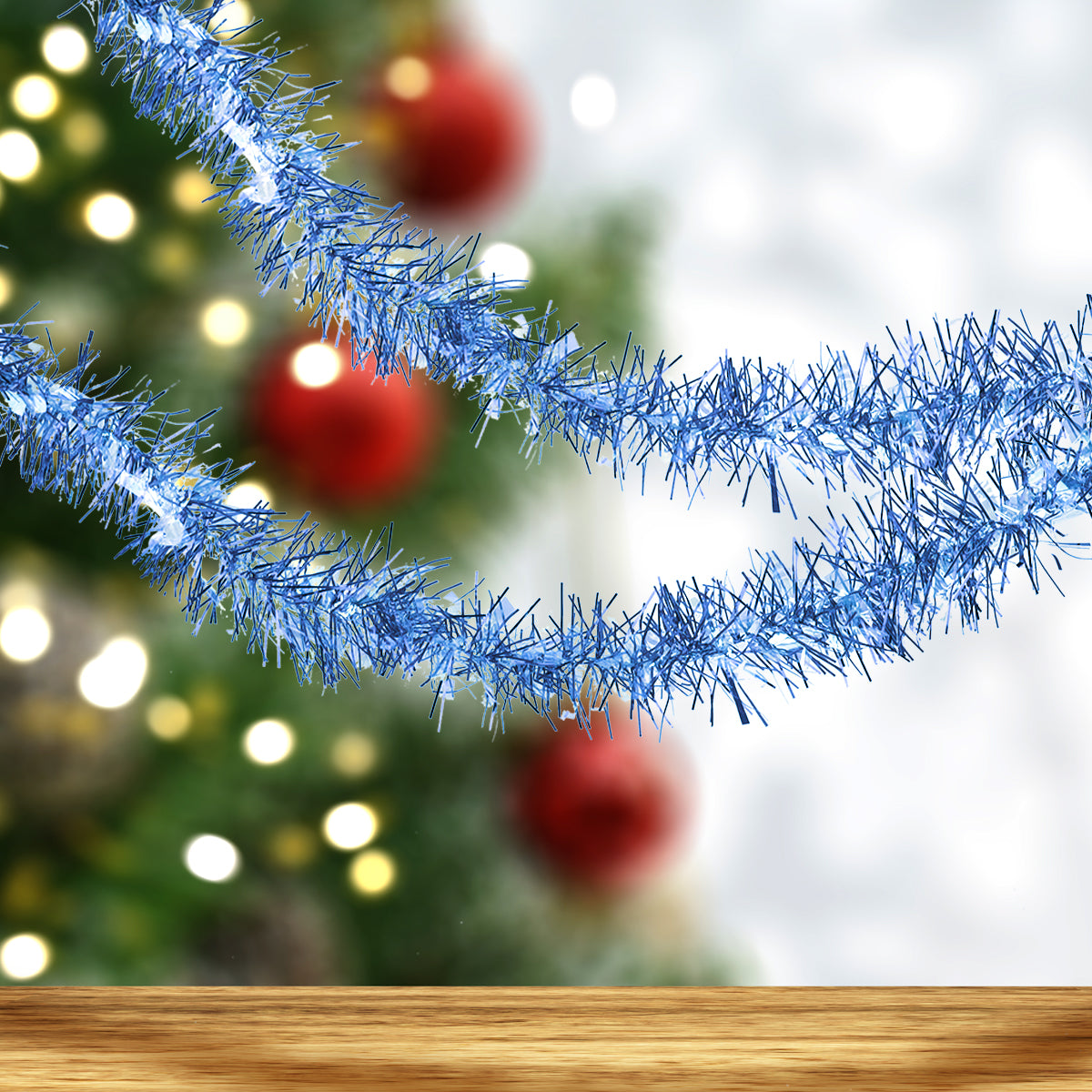 Guirnalda Iridiscente, Color Azul