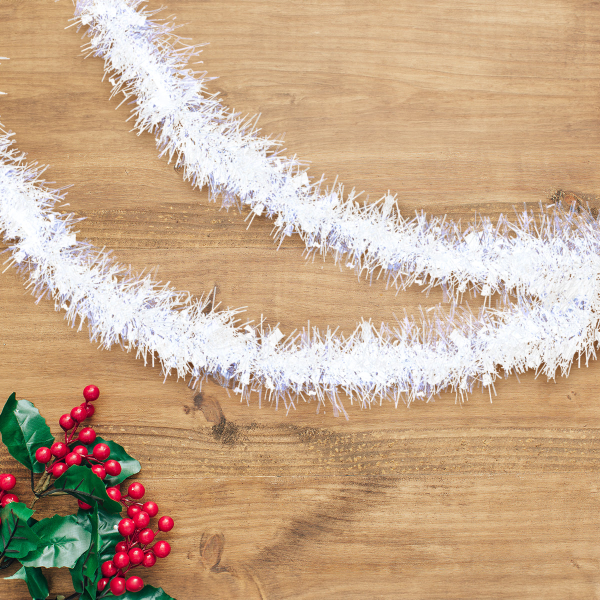 Guirnalda Iridiscente, Color Blanco