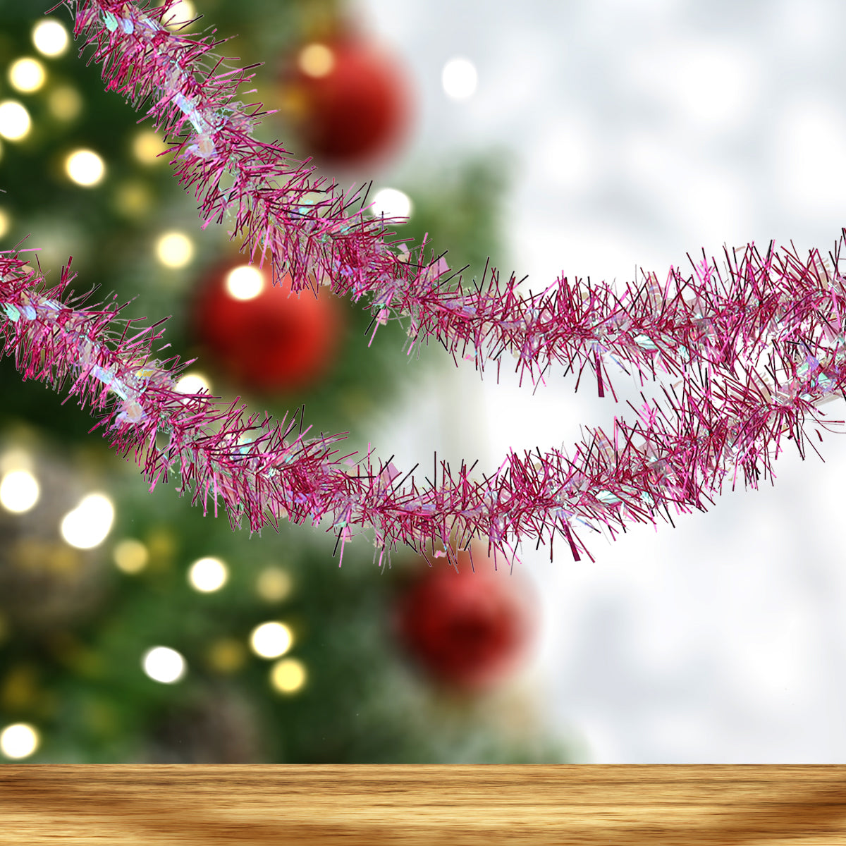 Guirnalda Iridiscente, Color Rosa