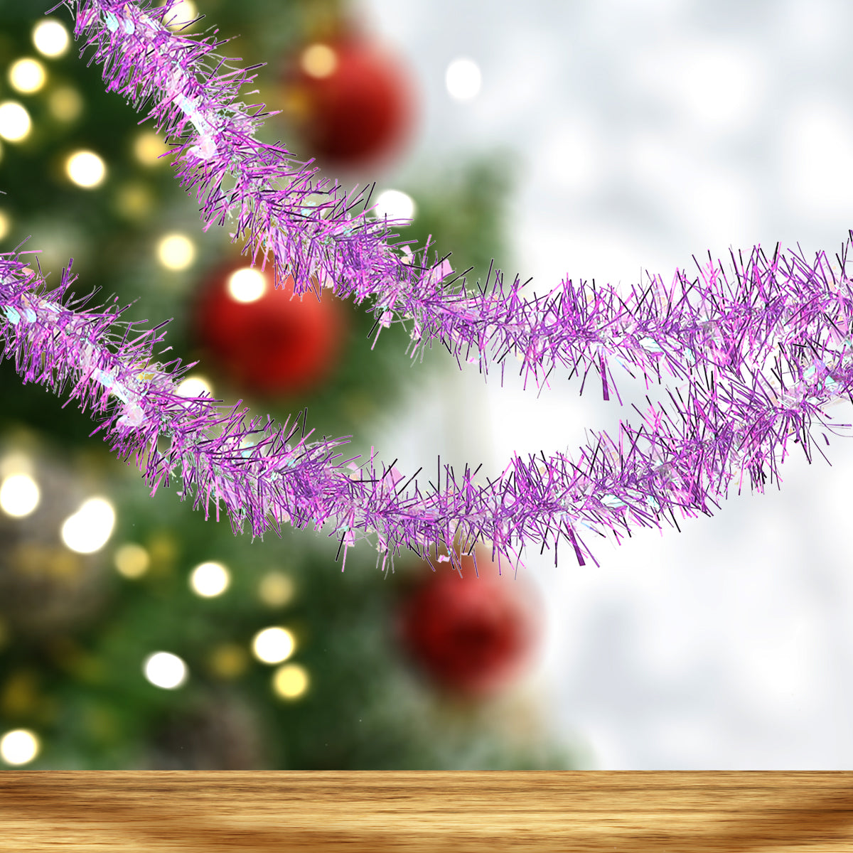 Guirnalda Iridiscente, Color Morado