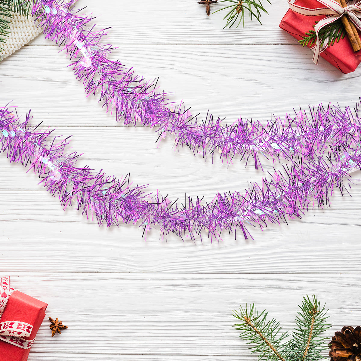 Guirnalda Iridiscente, Color Morado
