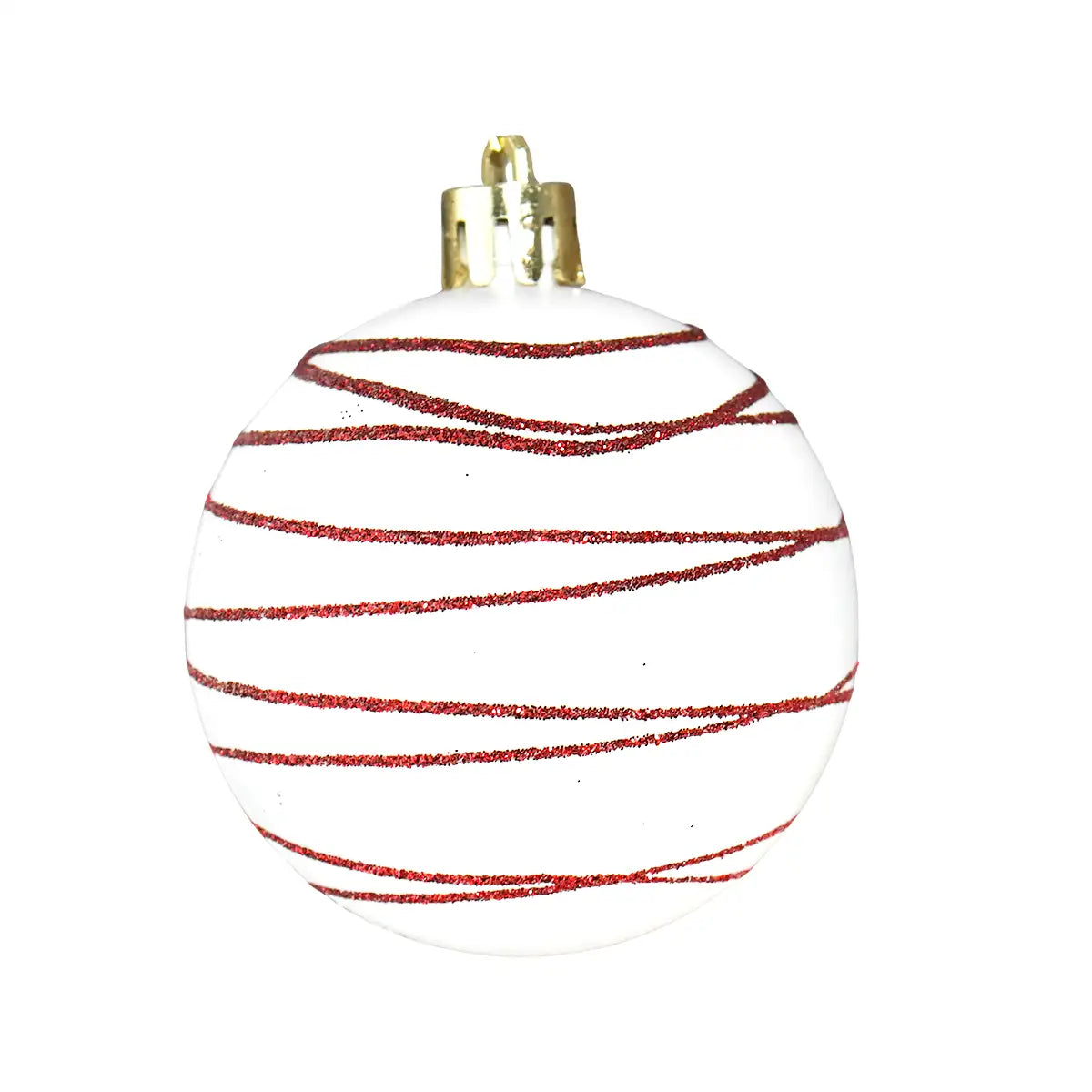 Esferas Navideñas Elegance color Vino, 2pzas