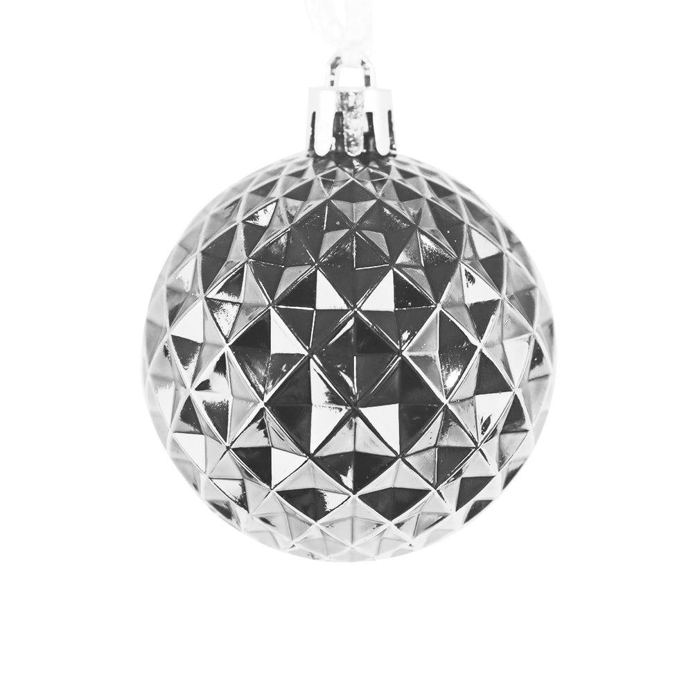 Set de 36 Esferas Navideñas color Plata