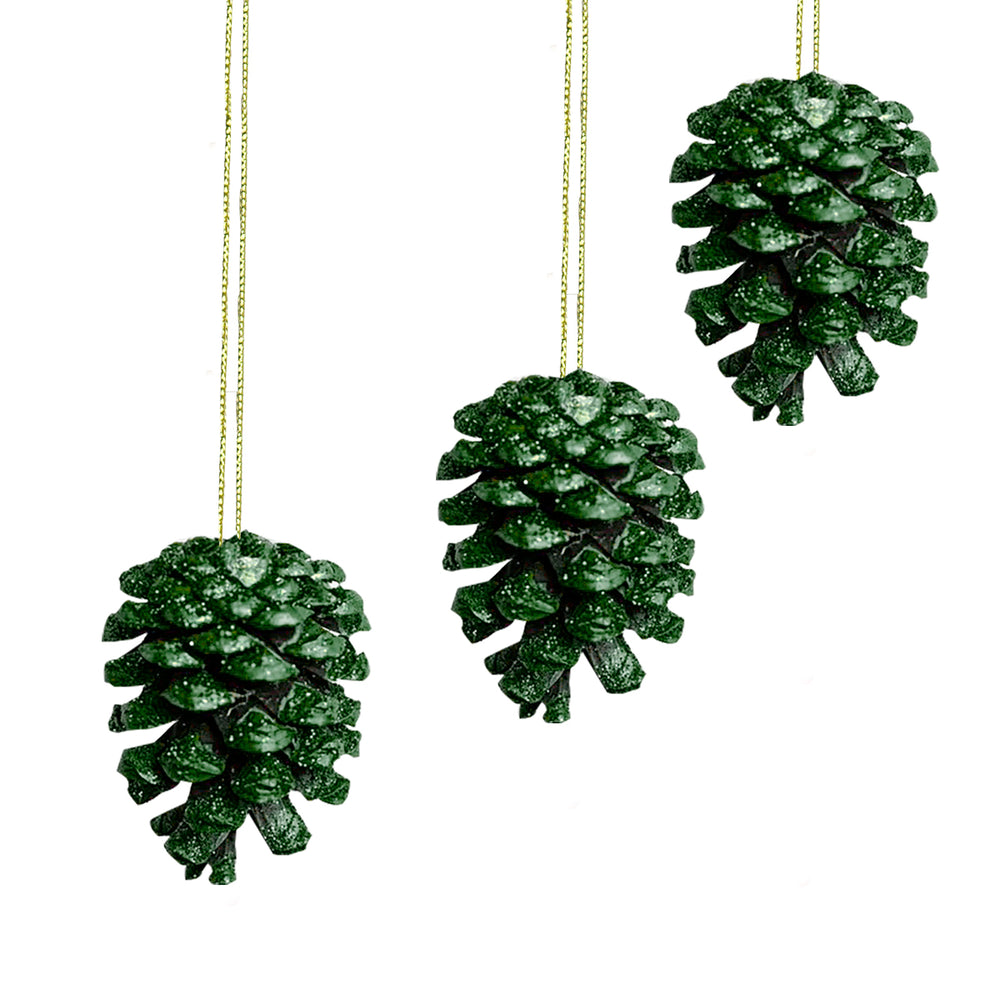 Ornamentos, Piñas Navideñas, Color Verde