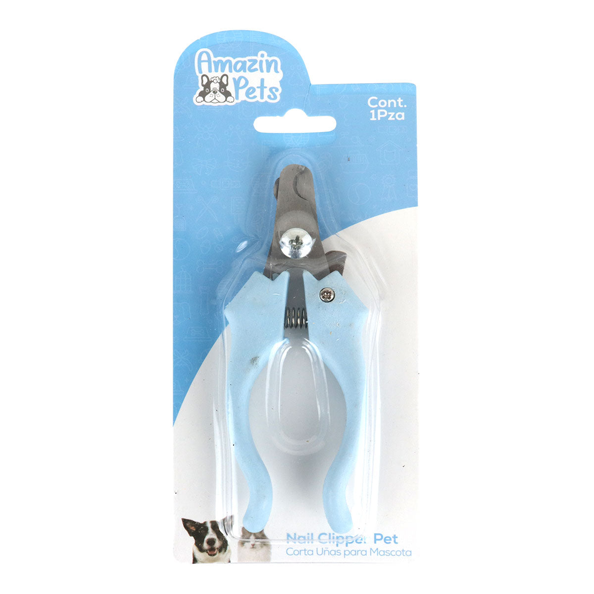 Cortaúñas color Azul para Mascotas, Amazin Pet