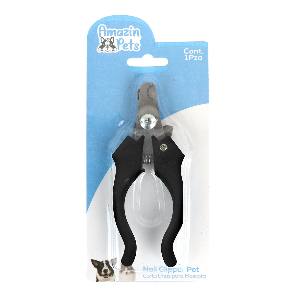 Cortaúñas color Negro para Mascotas, Amazin Pet