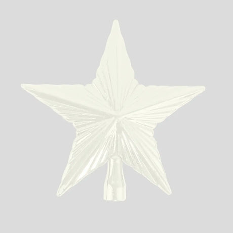Estrella color Blanco para Punta de Árbol de Navidad