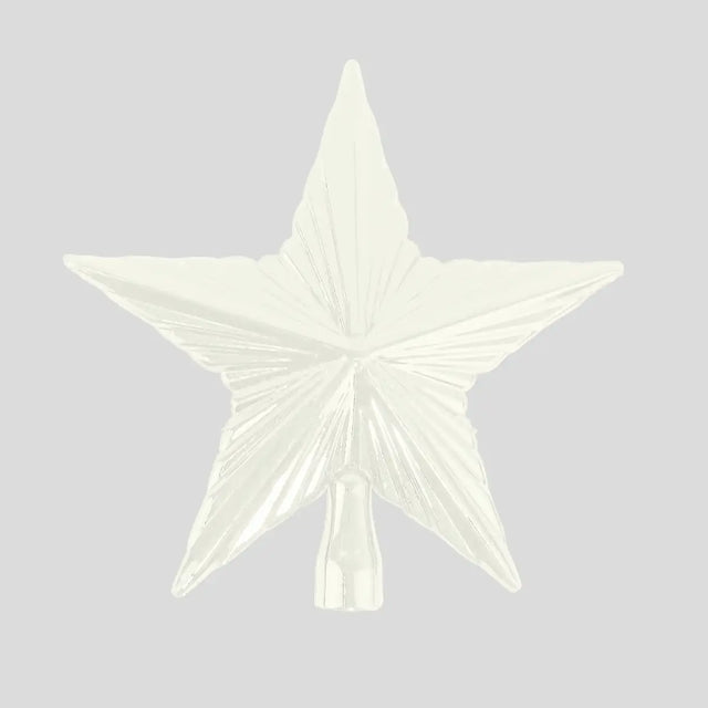 Estrella color Blanco para Punta de Árbol de Navidad
