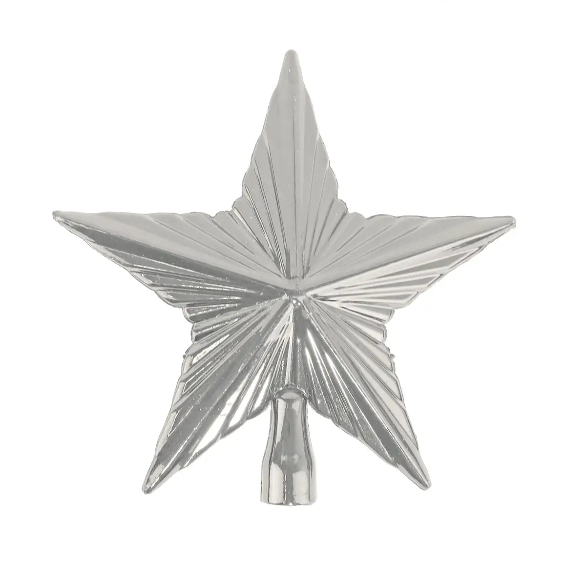 Estrella color Plata para Punta de Árbol de Navidad