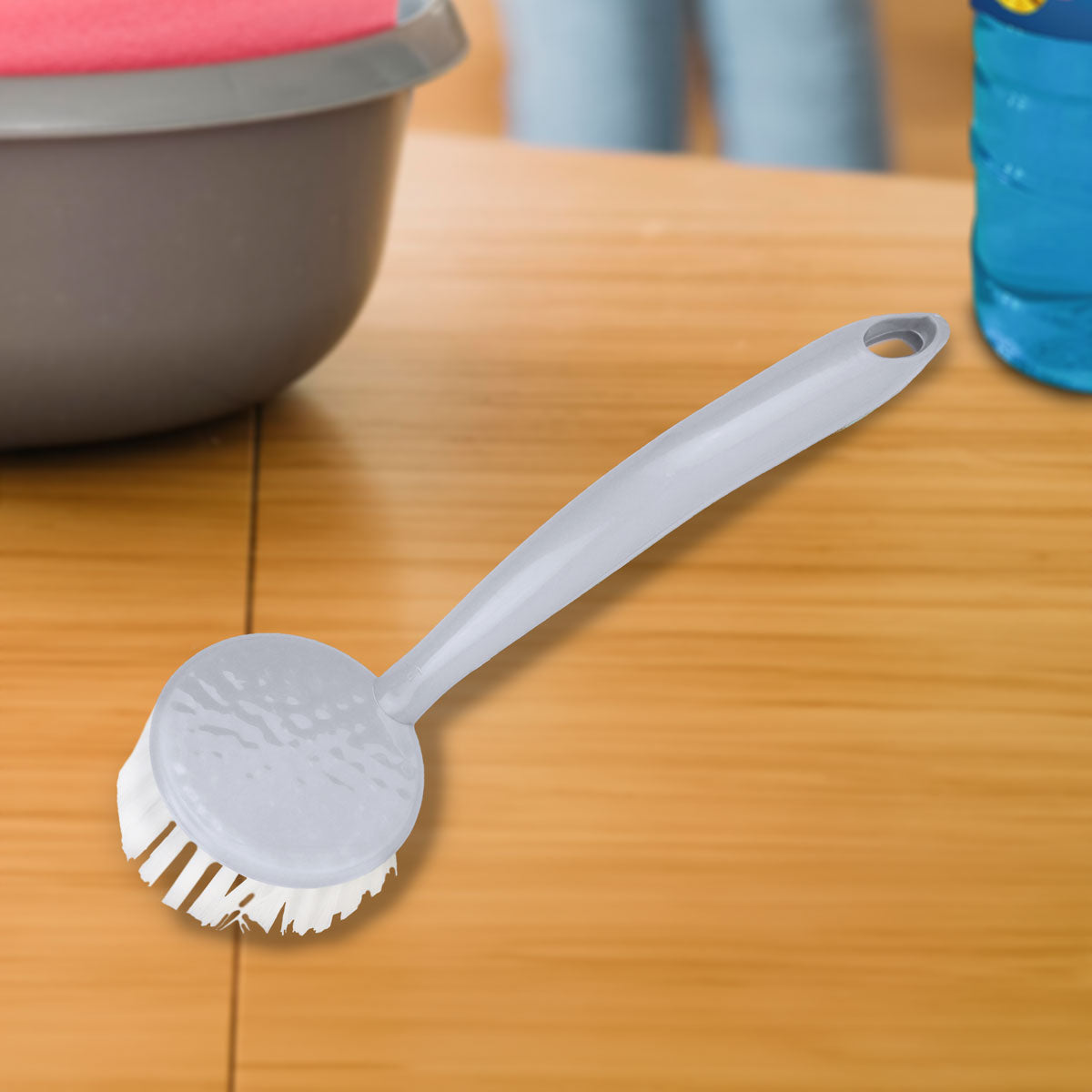 Cepillo Multiusos con Mango color Gris, 25x7cm