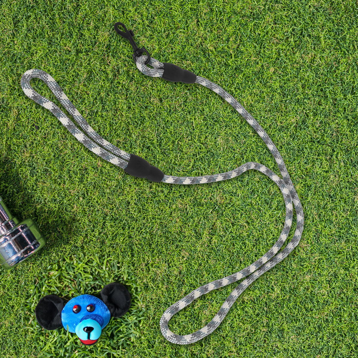 Correa Premium color Blanco con Negro para Perro