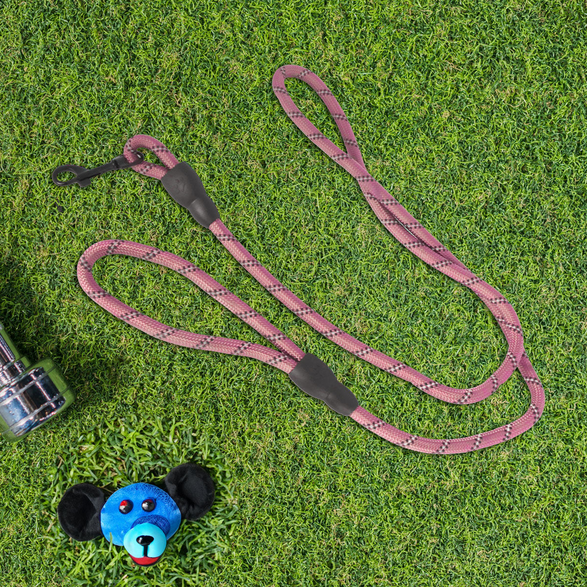 Correa Premium color Rosa con Negro para Perro