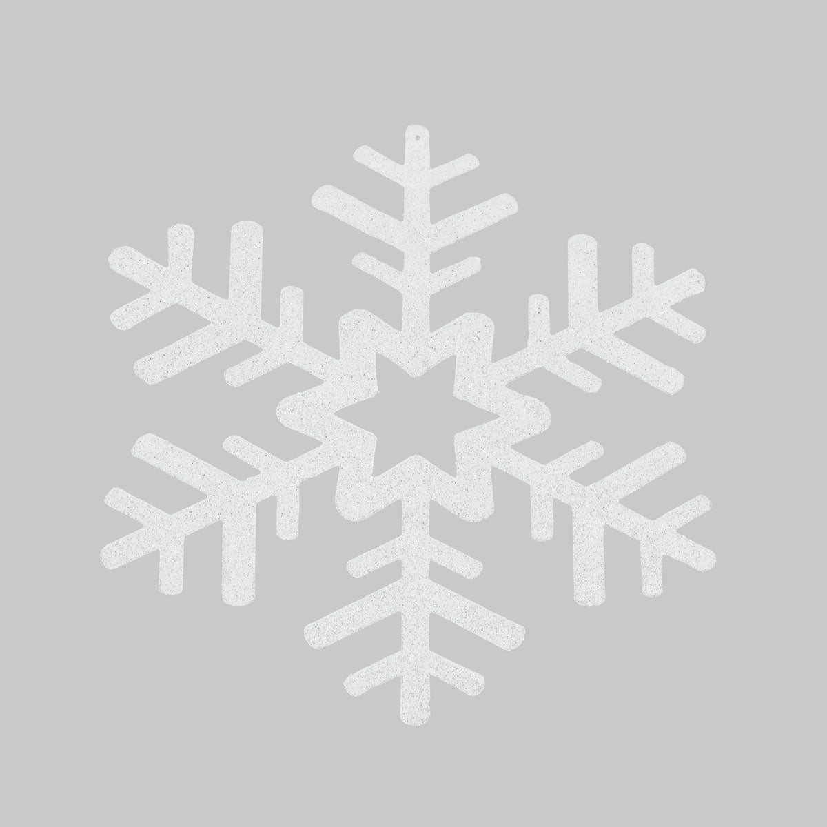 Copo de Nieve Jumbo, Glitter, Color Blanco