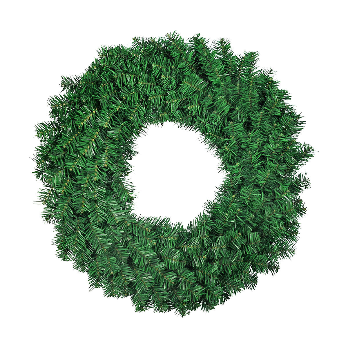 Corona Navideña color Verde, 40 cm