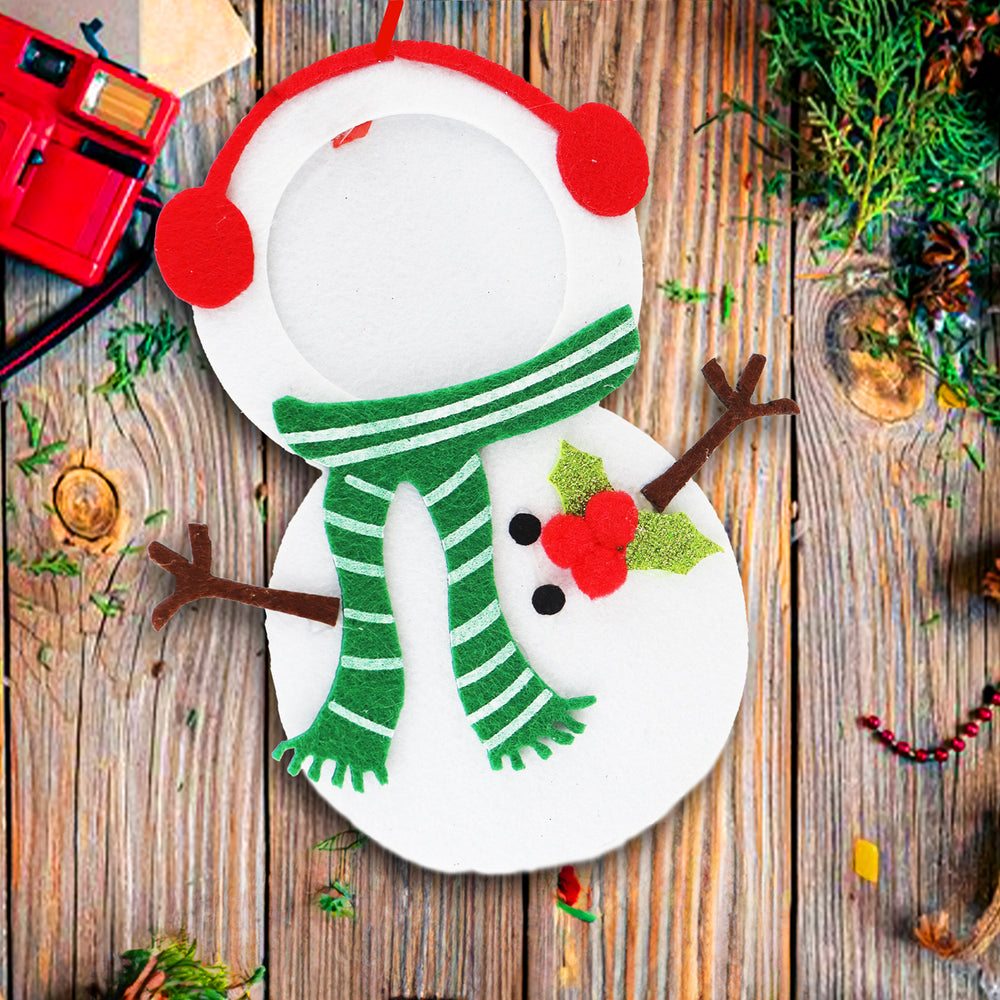 Decoración Colgante Navideña, Muñeco de Nieve