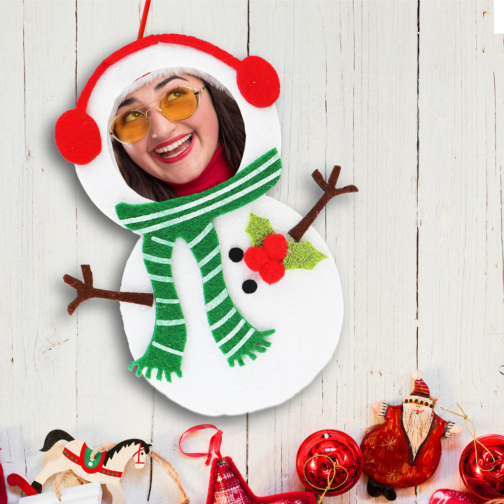 Decoración Colgante Navideña, Muñeco de Nieve