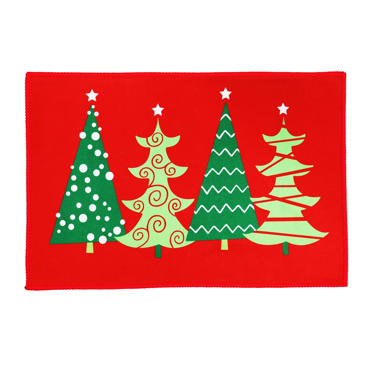 Carpeta Navideña, Pinos, 40x60 cm