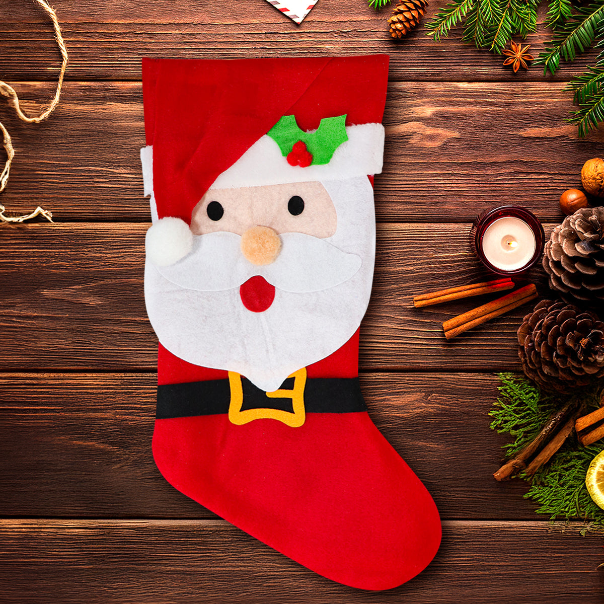 Bota Navideña Santa, 40 cm