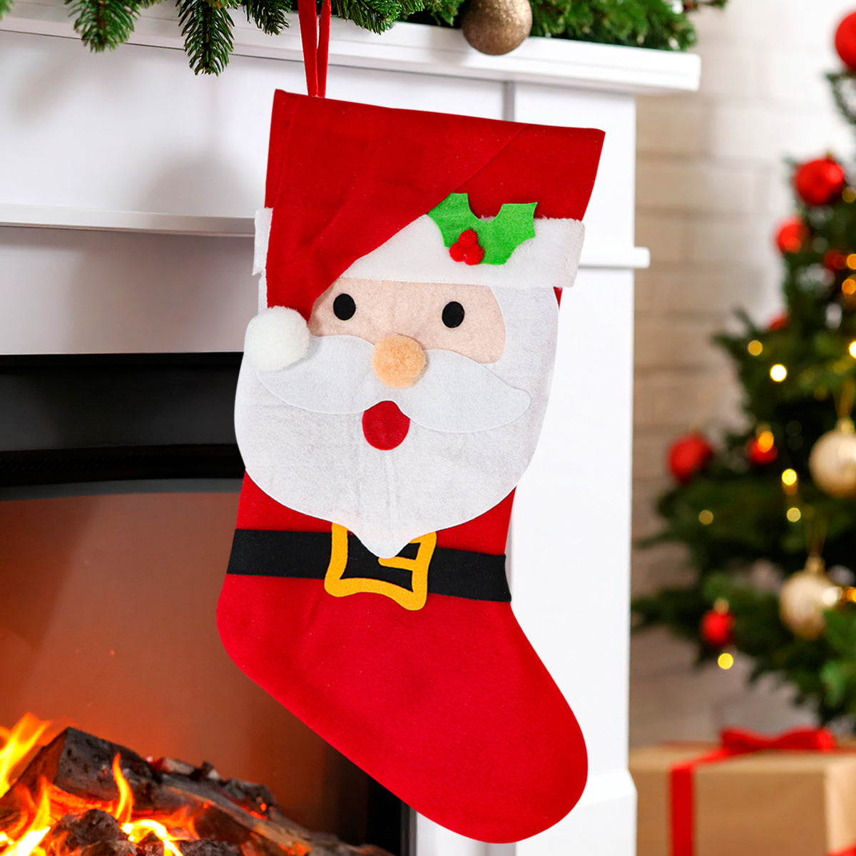 Bota Navideña Santa, 40 cm