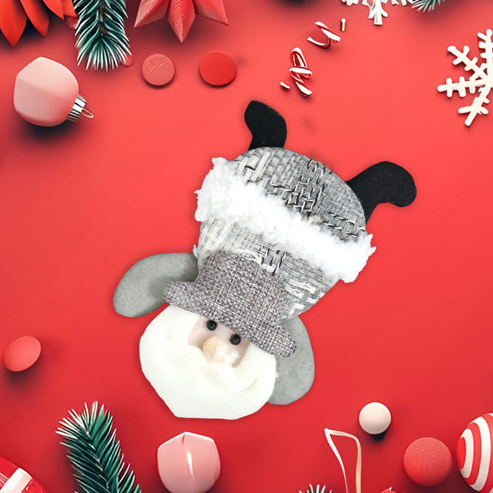 Ornamento Navideño en Forma de Santa Acostado