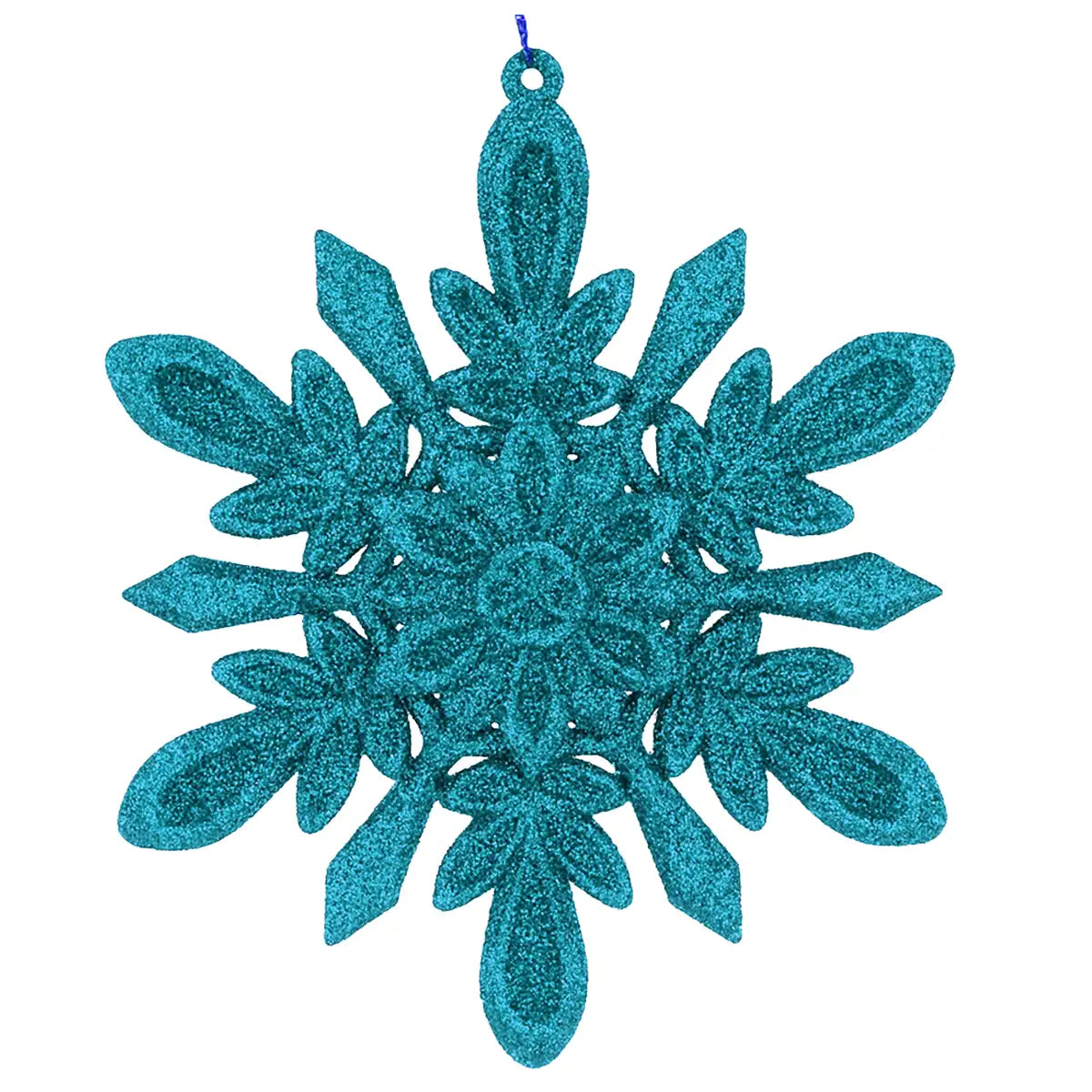 Copo de Nieve Decorativo color Azul, 2pzas