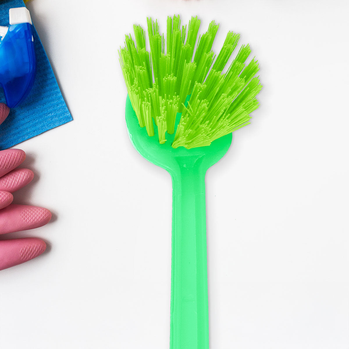 Cepillo Multiusos, Color Verde, 21 cm