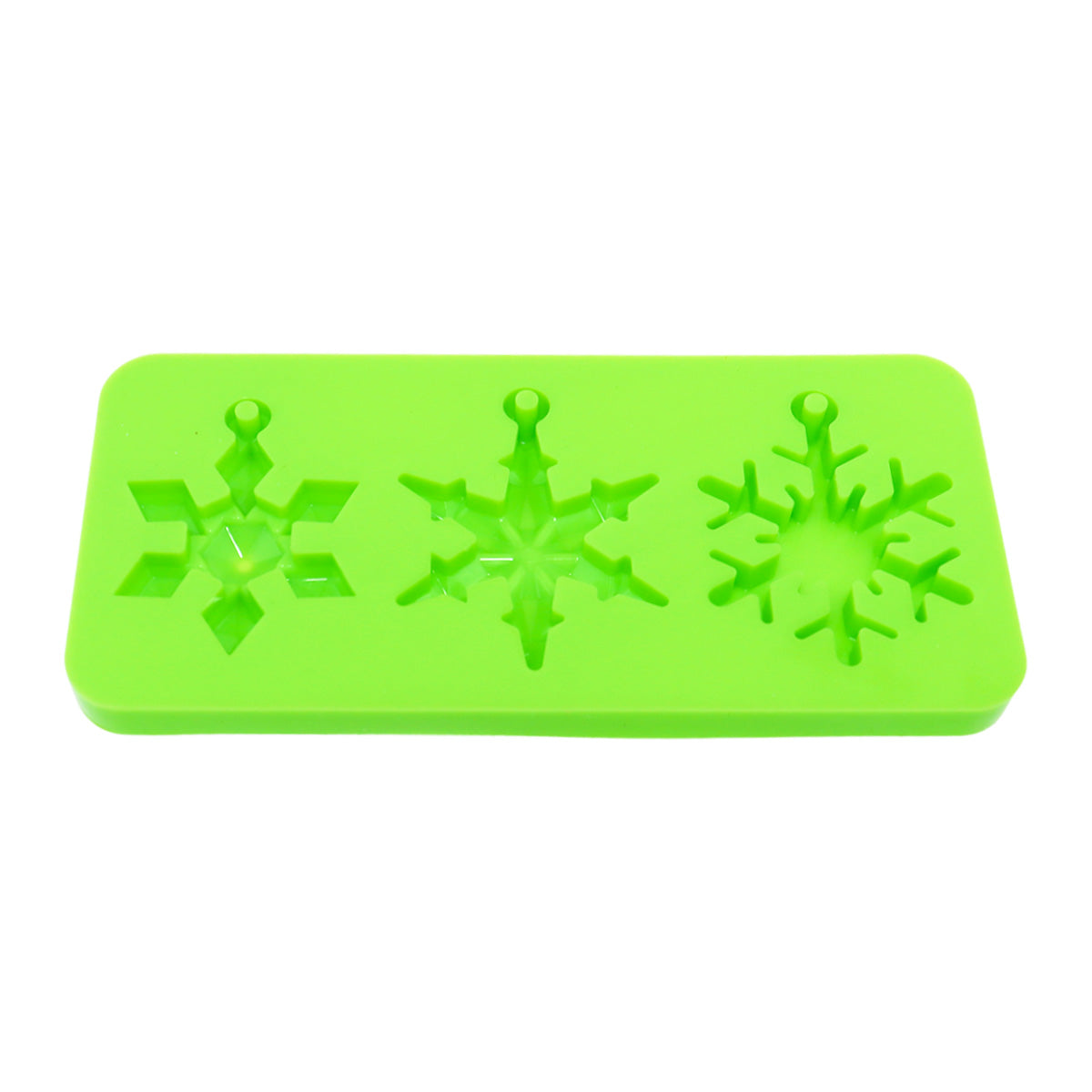 Molde Navideño de Silicón color Verde