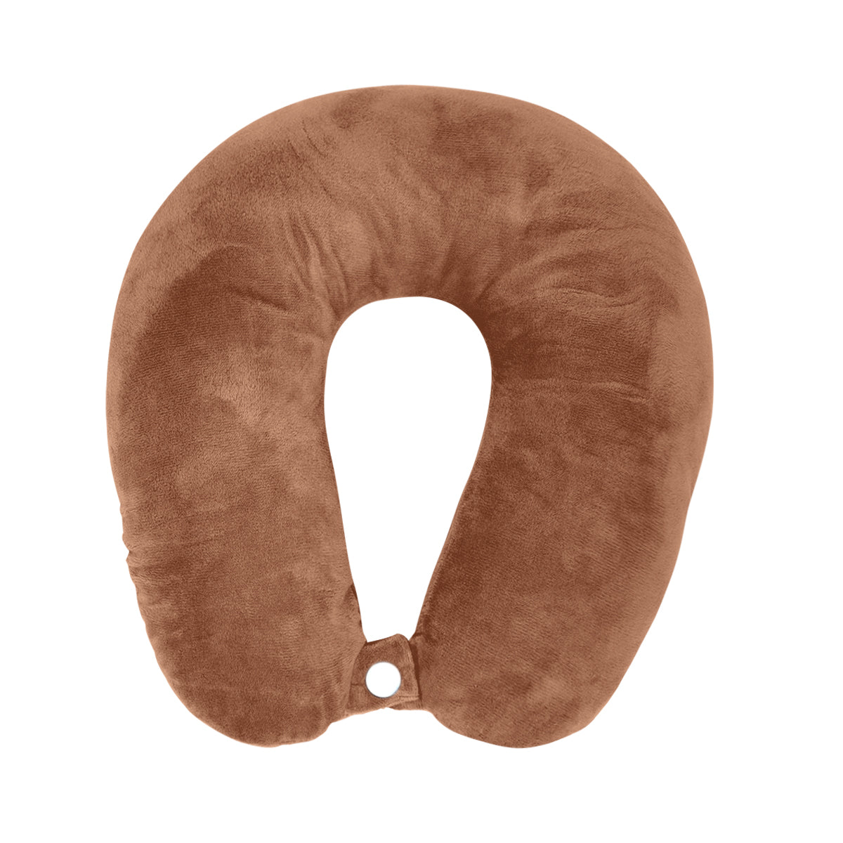 Almohada de Viaje Ergonómica, Color Café