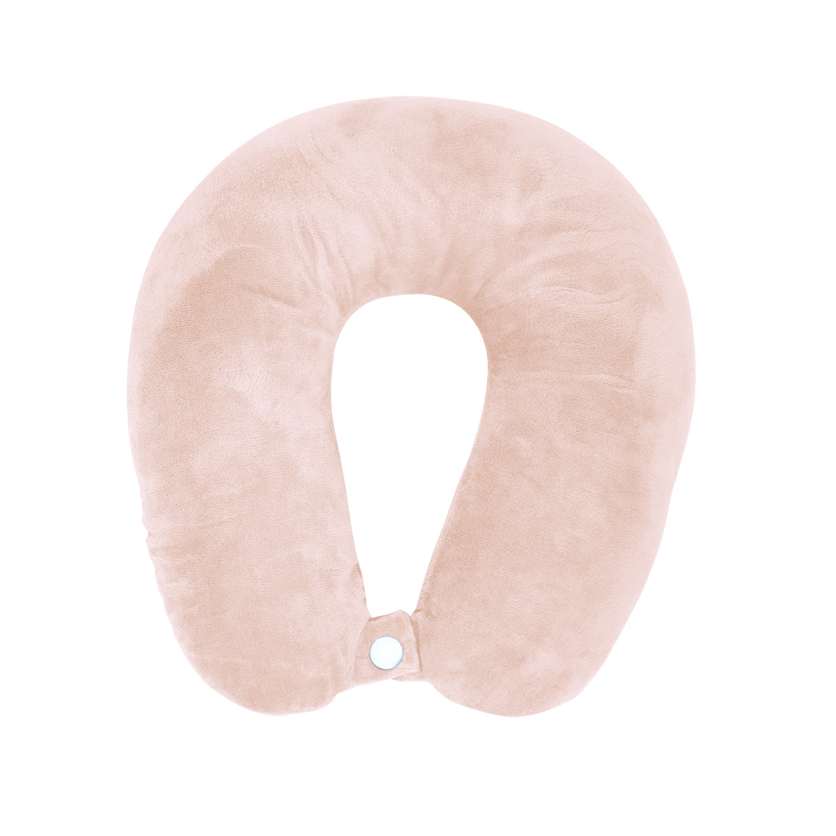 Almohada de Viaje Aterciopelada, Color Durazno