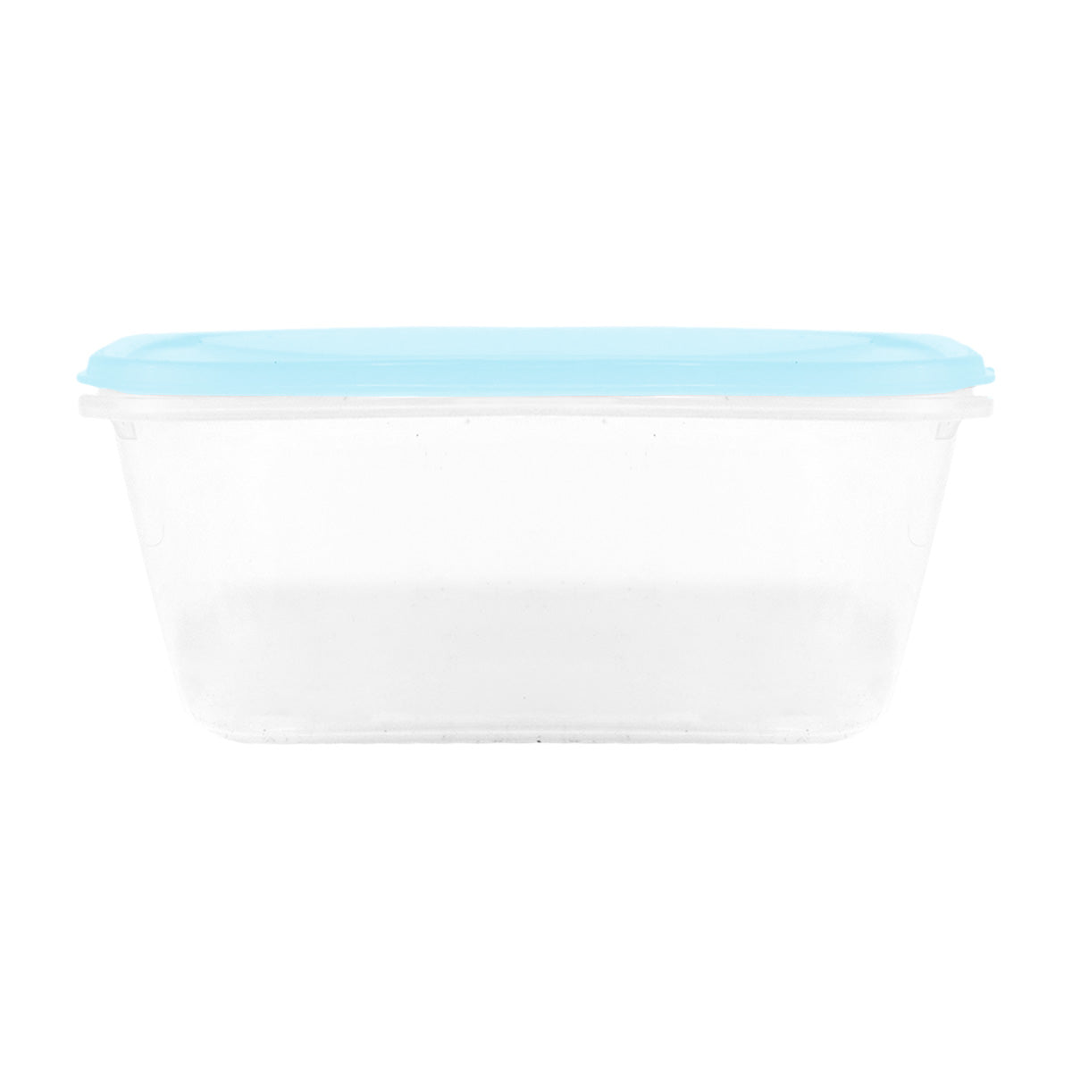Contenedor Cuadrado de Plástico color Azul para Alimentos, 570ml