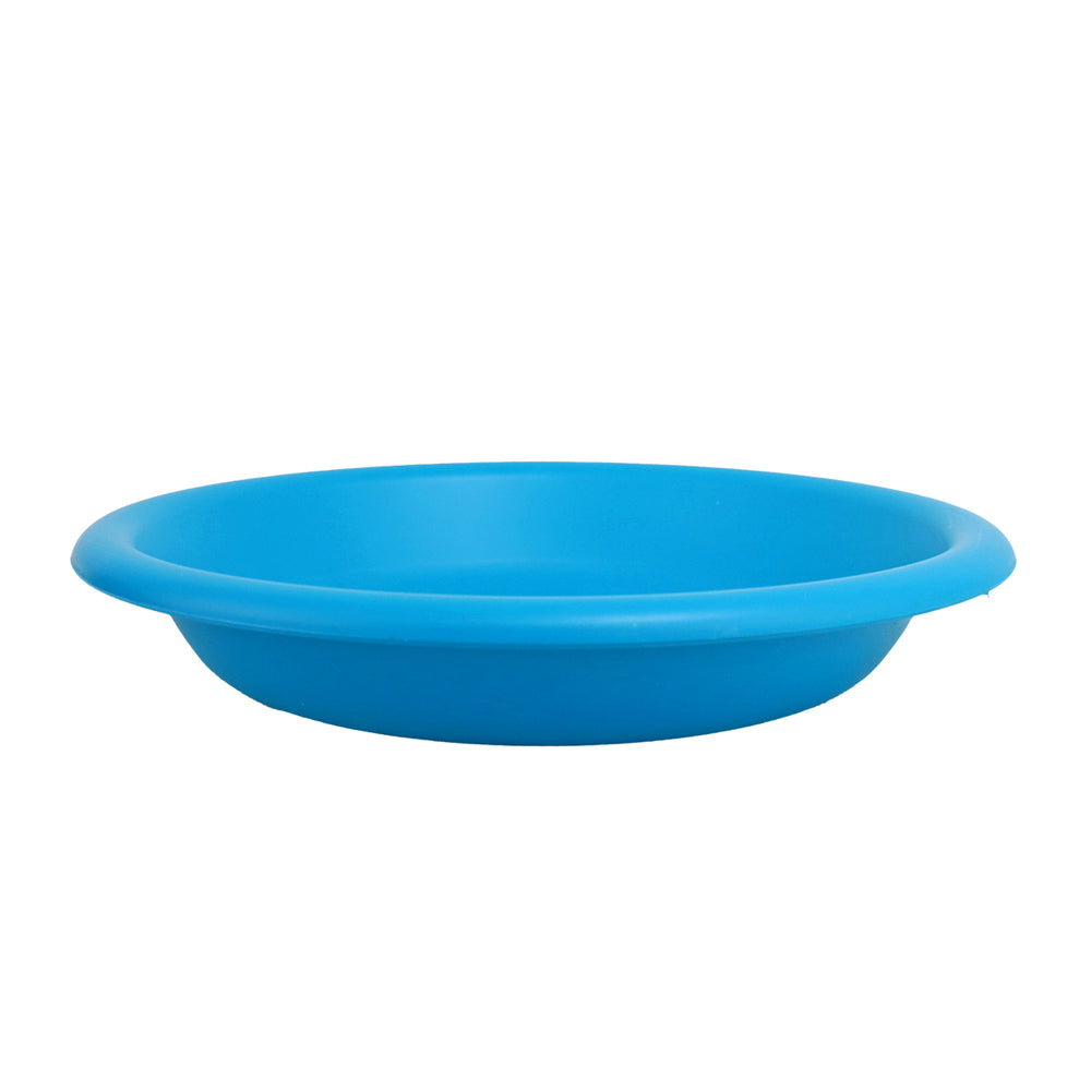 Plato Sopero de Plástico, Color Azul