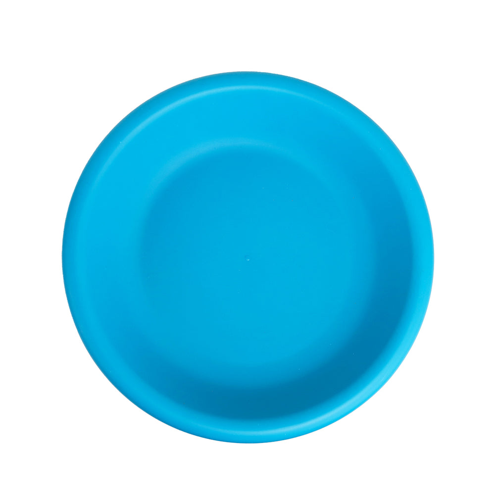 Plato Sopero de Plástico, Color Azul