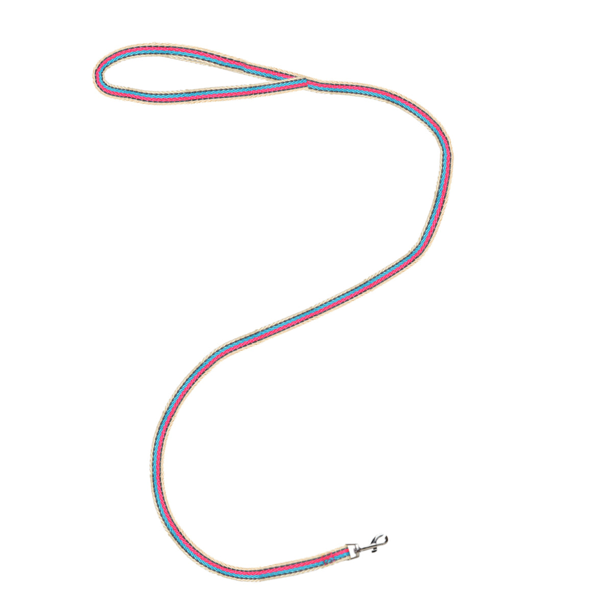 Correa para Mascota, Color Rosa con Azul