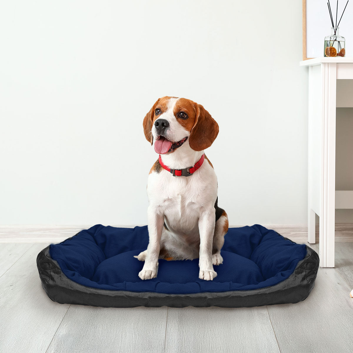 Cama para Mascota, 43x32 cm, Color Azul