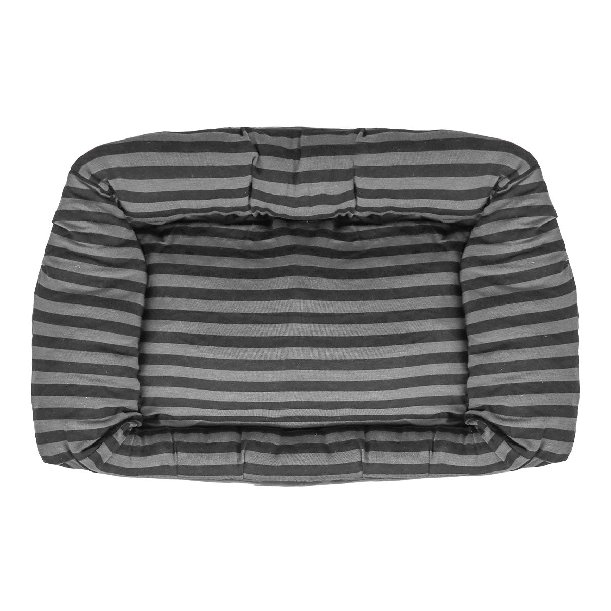 Cama para Mascota, Diseño Rayas, Color Gris, 43x32 cm
