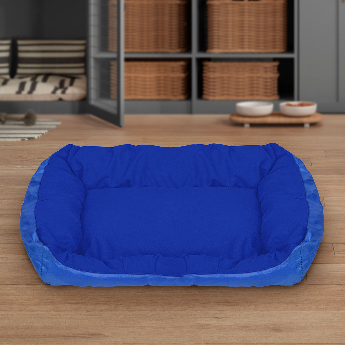 Cama para Mascota, Color Azul Rey, 43x32 cm