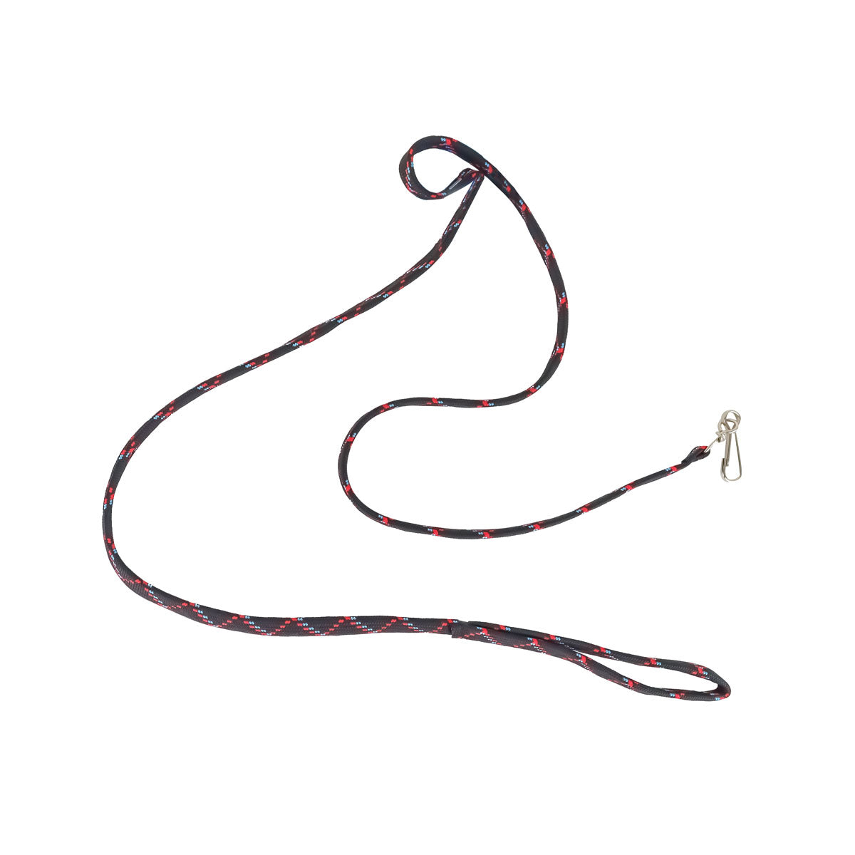 Correa para Mascota Doble Tejido, Color Negro y Rojo