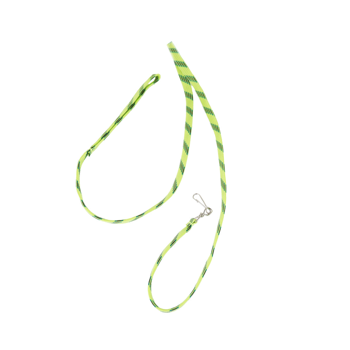 Correa para Mascota Doble Tejido, Color Amarillo y Verde