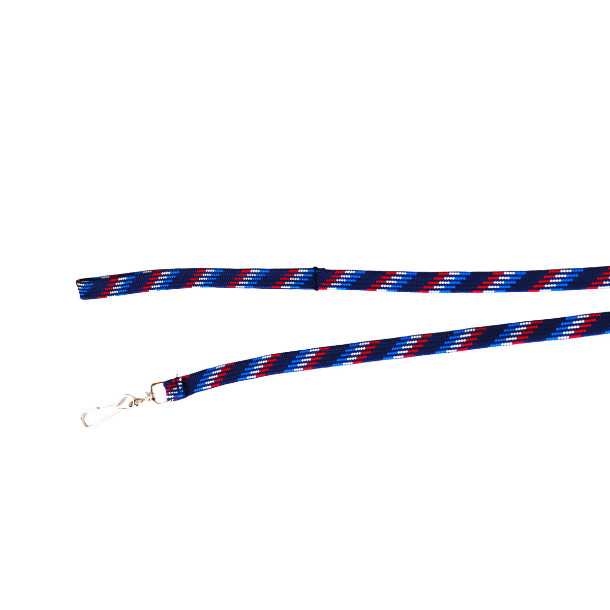 Correa para Mascota Doble Tejido, Color Azul con Rojo