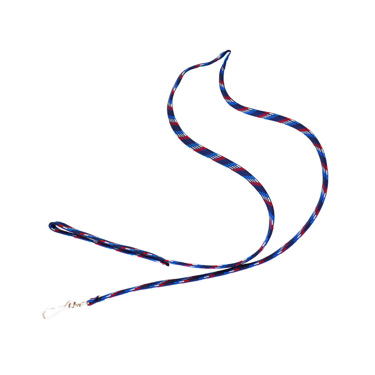 Correa para Mascota Doble Tejido, Color Azul con Rojo