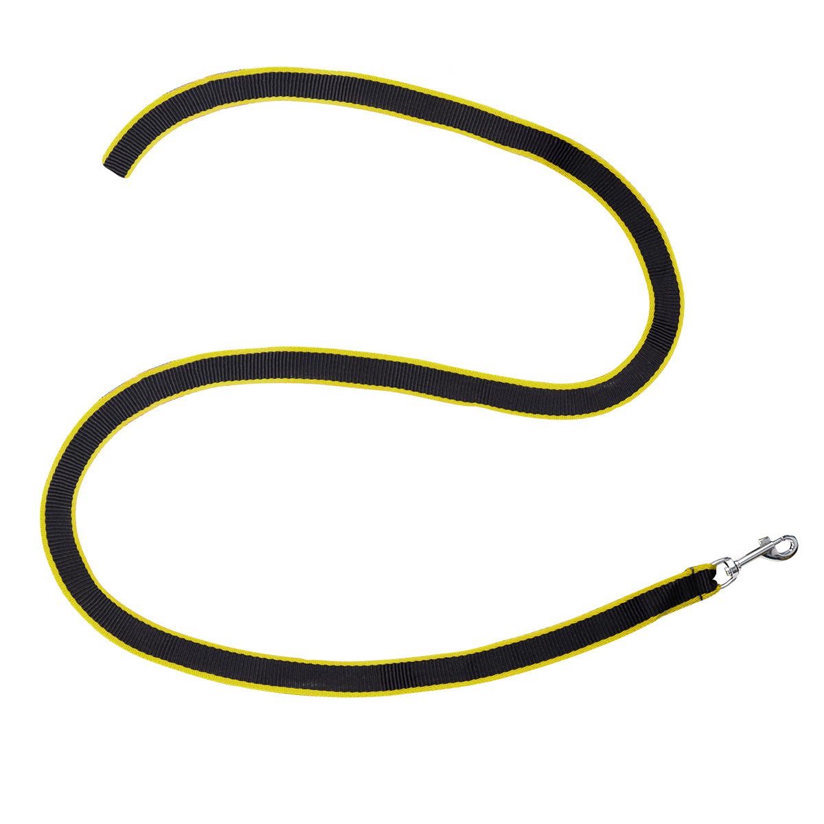 Correa Básica para Mascota, Color Amarillo y Negro