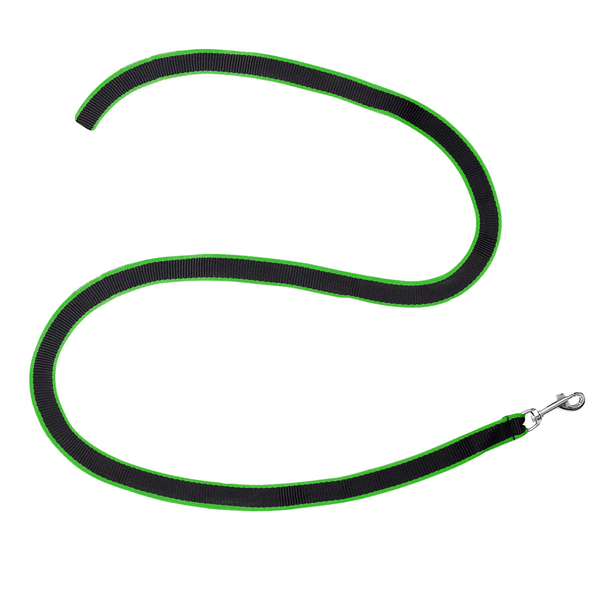 Correa Básica para Mascota, Color Verde y Negro