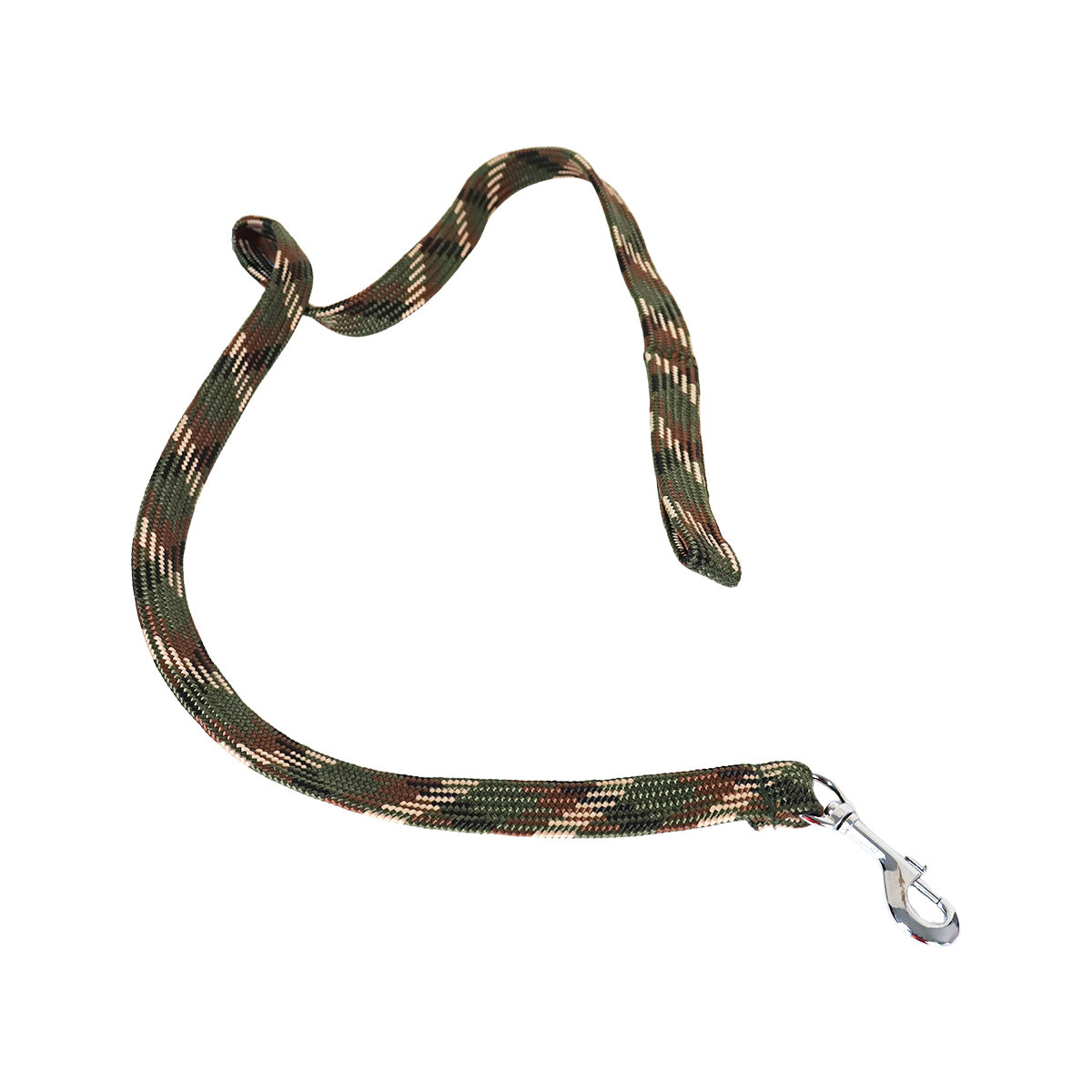 Correa Doble Tejido para Mascota, Color Verde y Negro