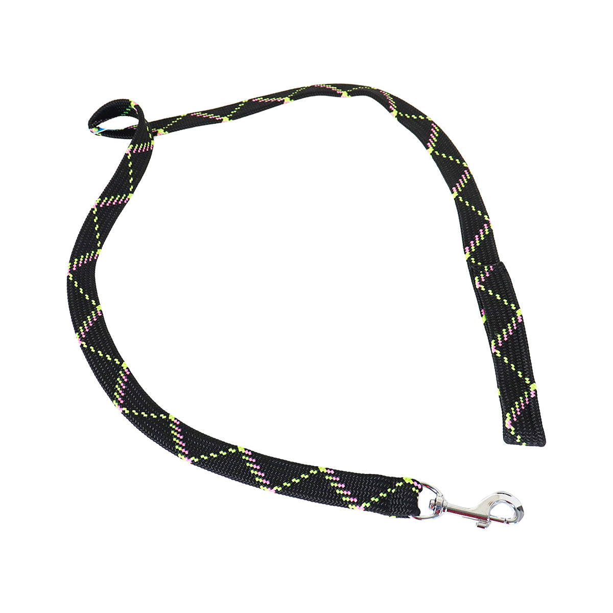 Correa Doble Tejido para Mascota, Color Negro