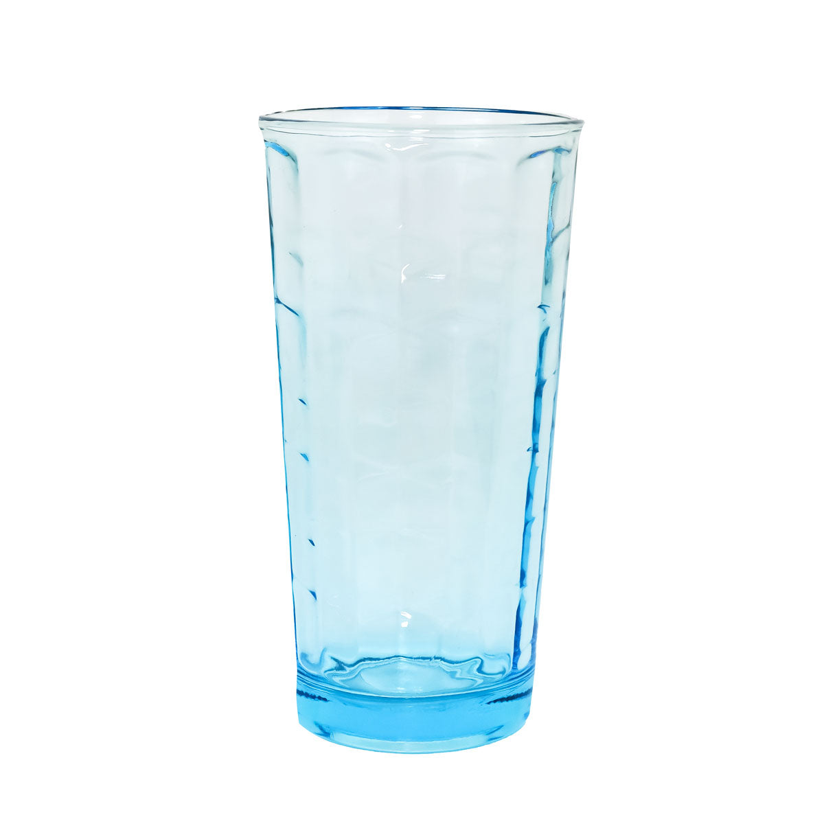 Vaso Cristal Transparente, Color Azul, Libbey, 318 ml