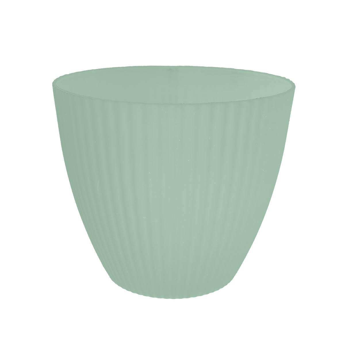 Maceta de Plástico color Menta, 17x14cm