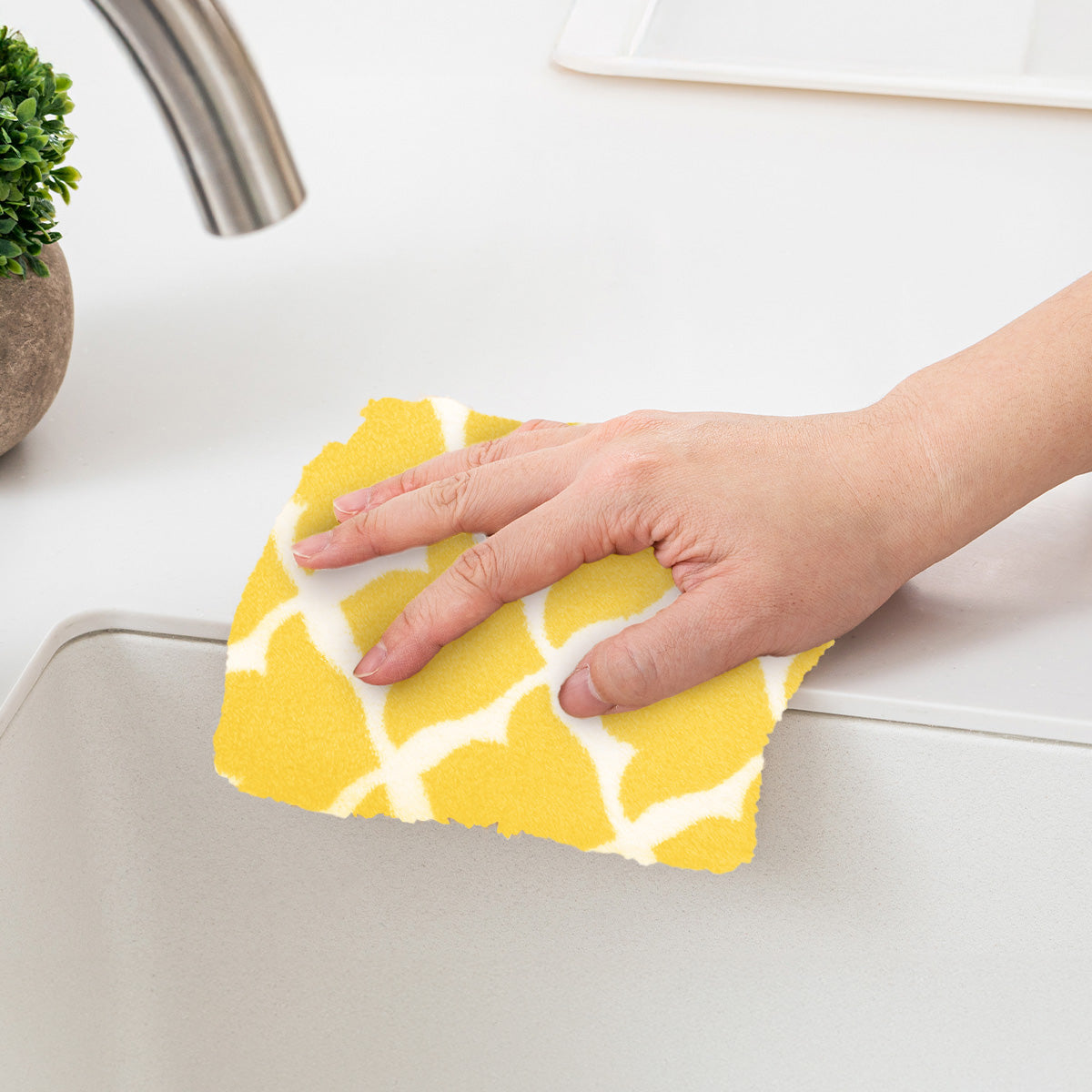 Kit de Trapos de Cocina, Amarillo, 2 pzas