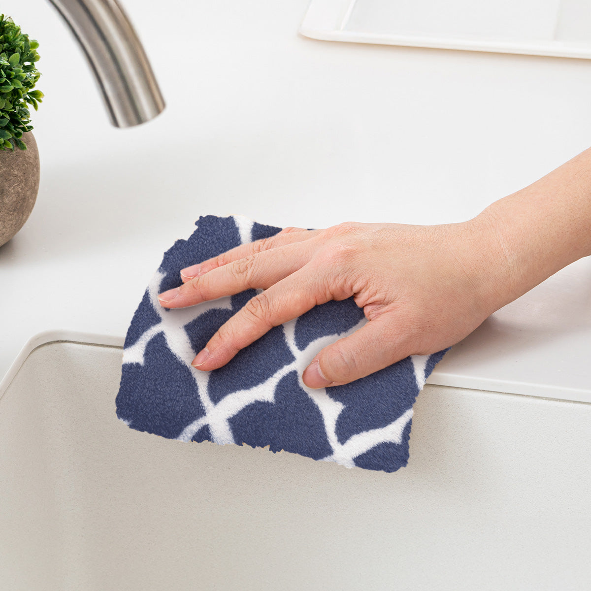 Kit de Trapos de Cocina, Gris, 2 pzas