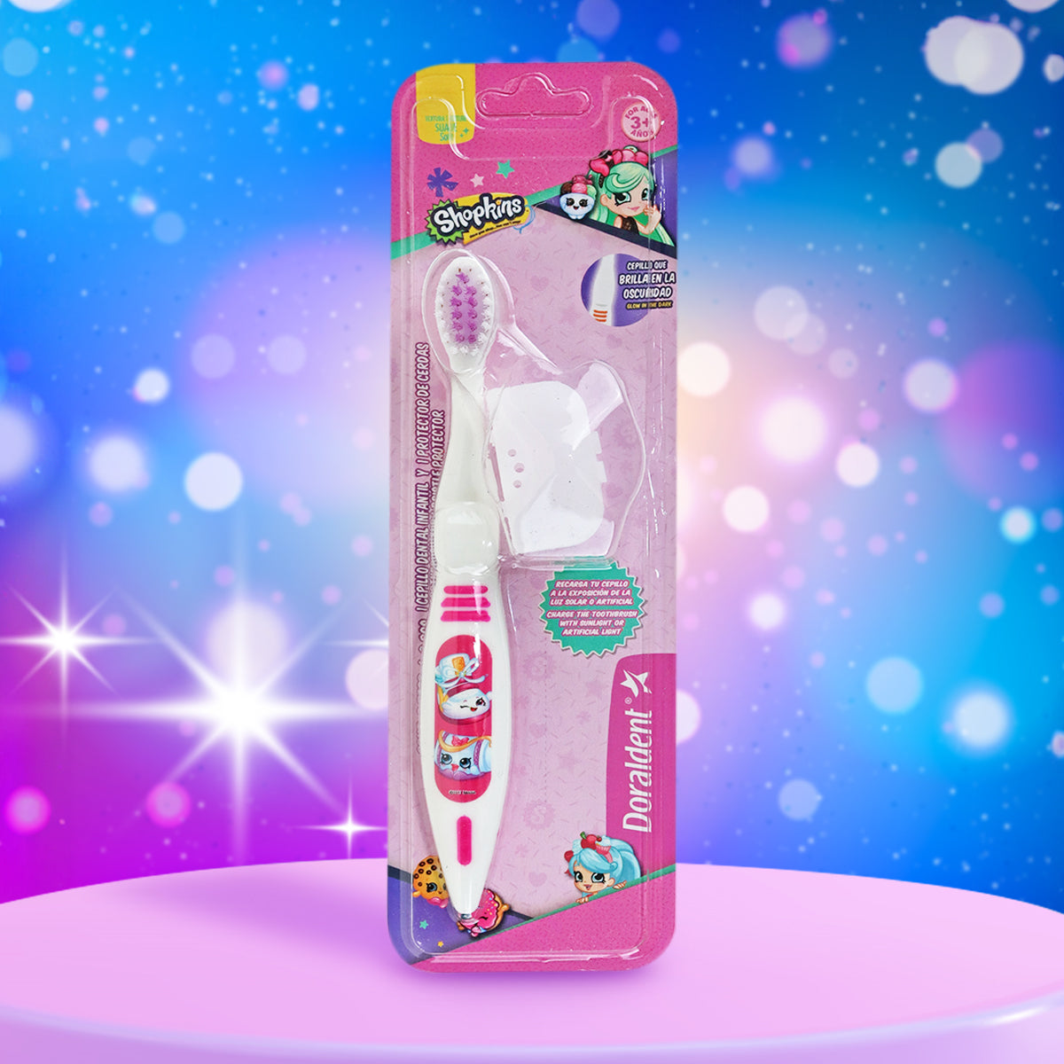 Cepillo Dental Infantil Shopkins, Doraldent, Color Rosa